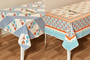 decorative block print tablecloth designs in bangladesh