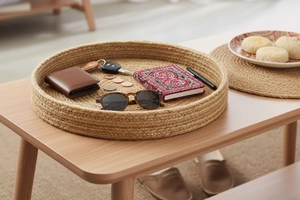 handmade braided jute tray design in bangladesh