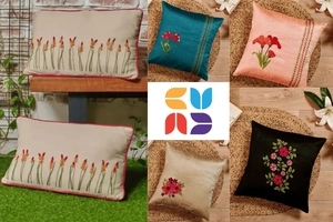 decorative bunon bahar cushion cover designs in bangladesh