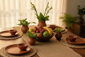 deshi organic dining table decoration ideas
